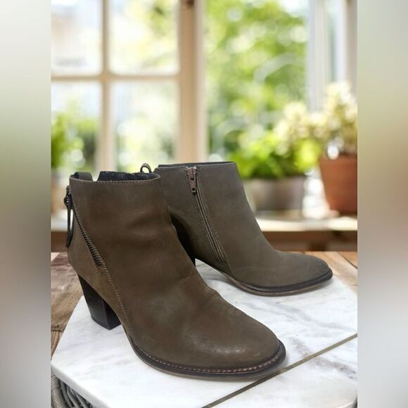 🔥 Blondo Nivada Waterproof Leather Zippered Ankle Booties Size 9 - Picture 13 of 16